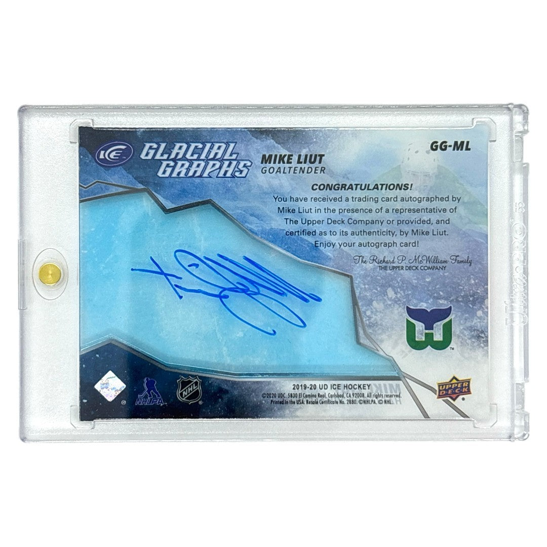 UPPER DECK NHLカード ICE MIKE LIUT HARTFORD WHALERS #GG-ML 中古 IT1