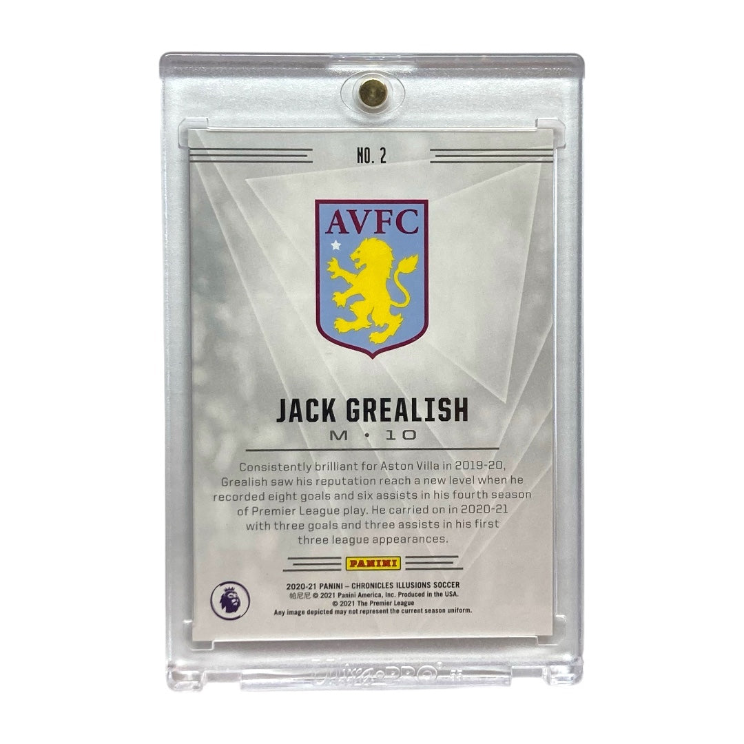 PANINI サッカーカードCHRONICLES ILLUSIONS JACK GREALISH ASTON VILLA 03/10 #2 中古 IT2