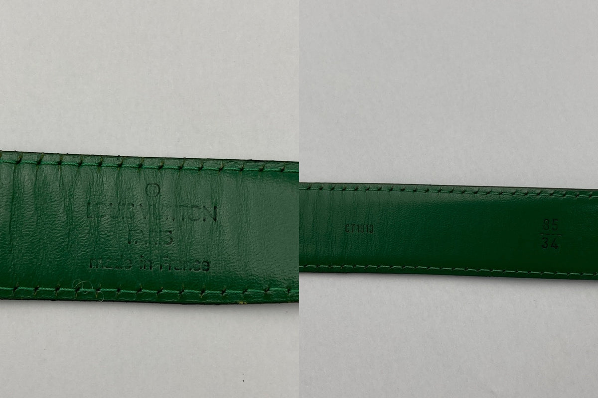 LOUIS VUITTON ルイヴィトン サンチュールクラシック エピ ベルト R15004 中古 D4