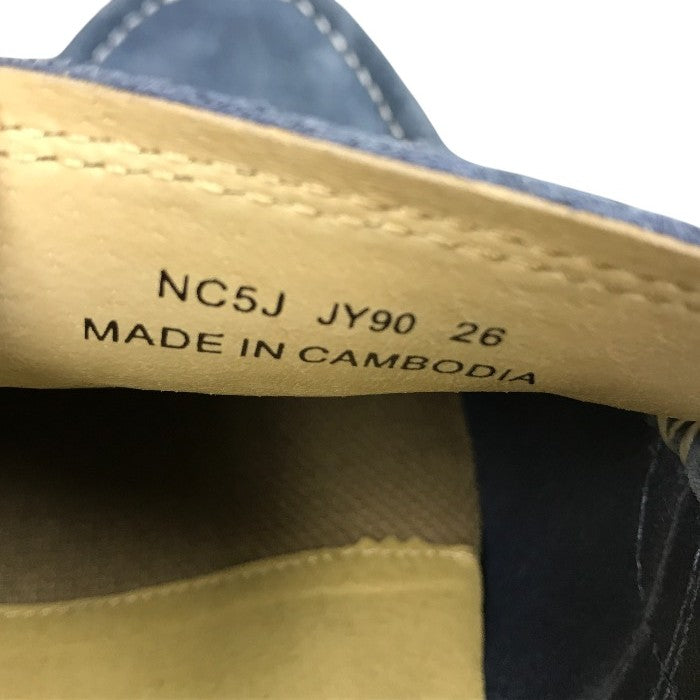 REGAL リーガル デッキシューズ メンズ スウェード Worth collection ブルー 26cm NC5J JY90 中古 T1