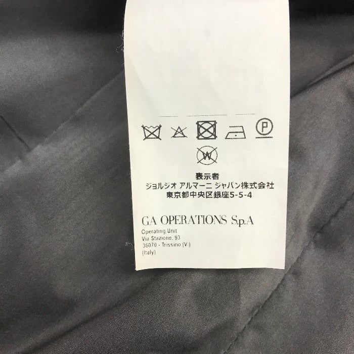 EMPORIO ARMANI エンポリオアルマーニ チェスターコート メンズ 19AW SARTORIAL DECO ウール/アルパカ混 グレー 44サイズ 41LSE0 41901 中古 T1