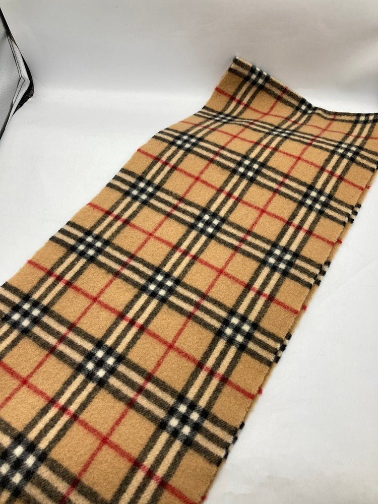 BURBERRY LONDON バーバリーロンドン 英国製 ノバチェック マフラー ウール100% 中古 4