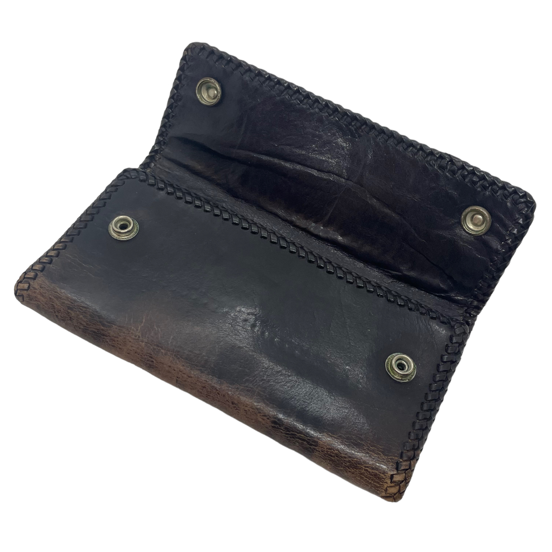 Bizarre ビザール スティングレイ レザー 三つ折り 財布 メンズ 中古 IT1