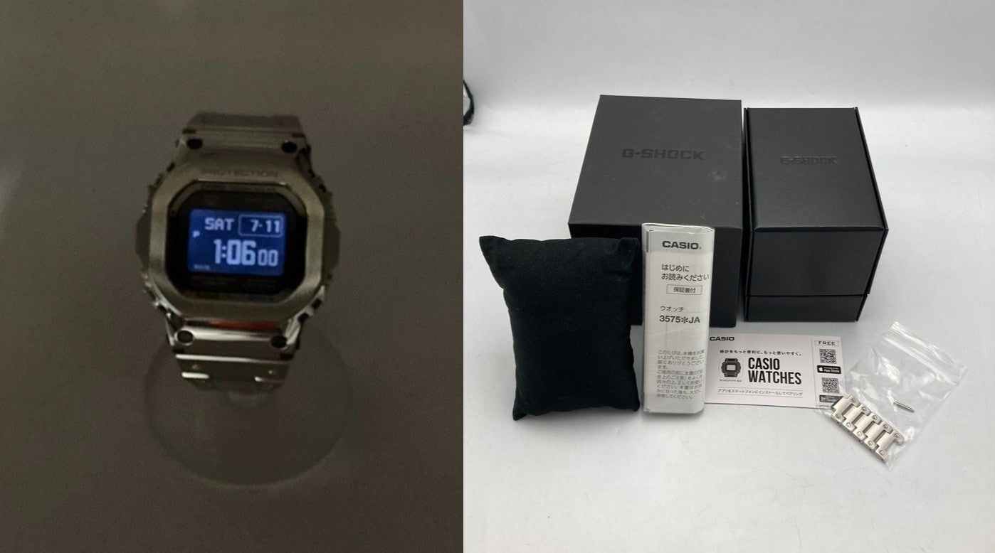 CASIO カシオ G-SHOCK フルメタル 5000シリーズ 腕時計 GMW-BZ5000D-1JF 中古 D4