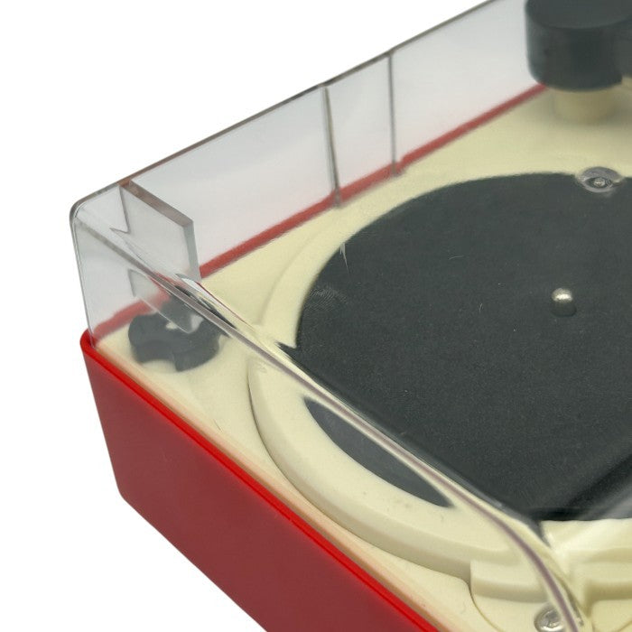BANDAI 8盤レコード専用 ポータブルプレイヤー EBP01-IR キャプテンウルトラ 8盤レコード付 バンダイ ドーナツ盤 音楽 コンパクト 中古 W1