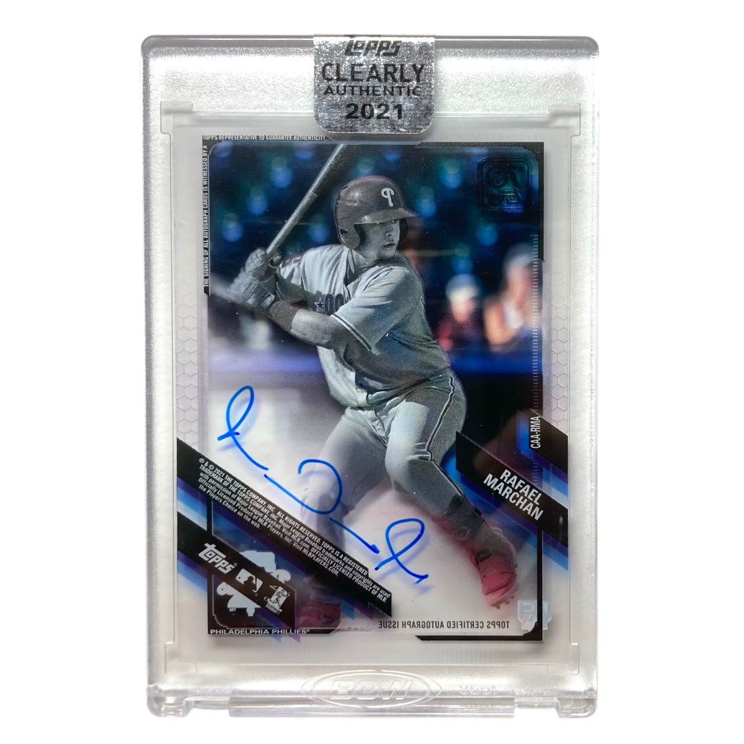 TOPPS MLBカード CLEARLY AUTHENTIC RAFAEL MARCHAN PHILLIES #CAA-RMA 中古 IT2
