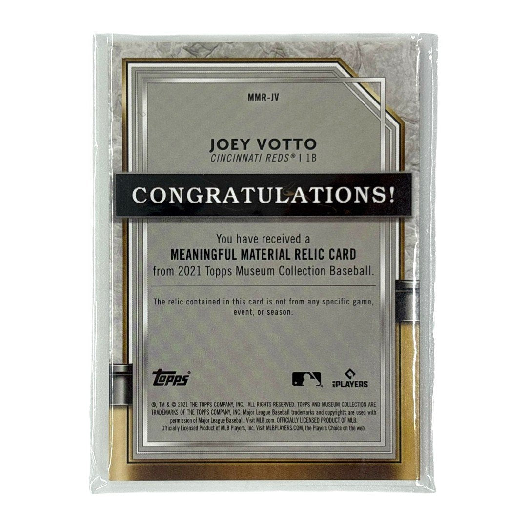 TOPPS MLBカード MUSEUM COLLECTION JOEY VOTTO CINCINNATI REDS 27/35 #MMR-JV 中古 IT1