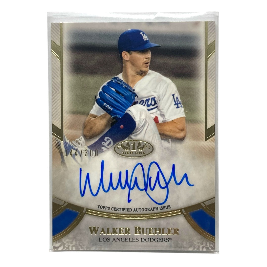 TOPPS MLBカード TIER ONE WALKER BUEHLER DODGERS 044/300 #PPA-WBU 中古 IT2