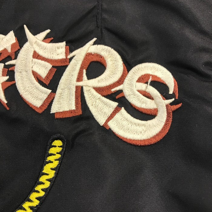 AVIREX アビレックス MA-1 FLYING TIGERS フライトジャケット メンズ フライングタイガース 刺繍 ミリタリー ブラック Lサイズ 6152178 中古 T1