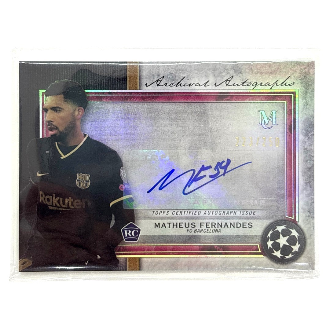 TOPPS サッカーカード MUSEUM COLLECTION MATHEUS FERNANDES BARCELONA 223/250 #AA-MF 中古 IT1