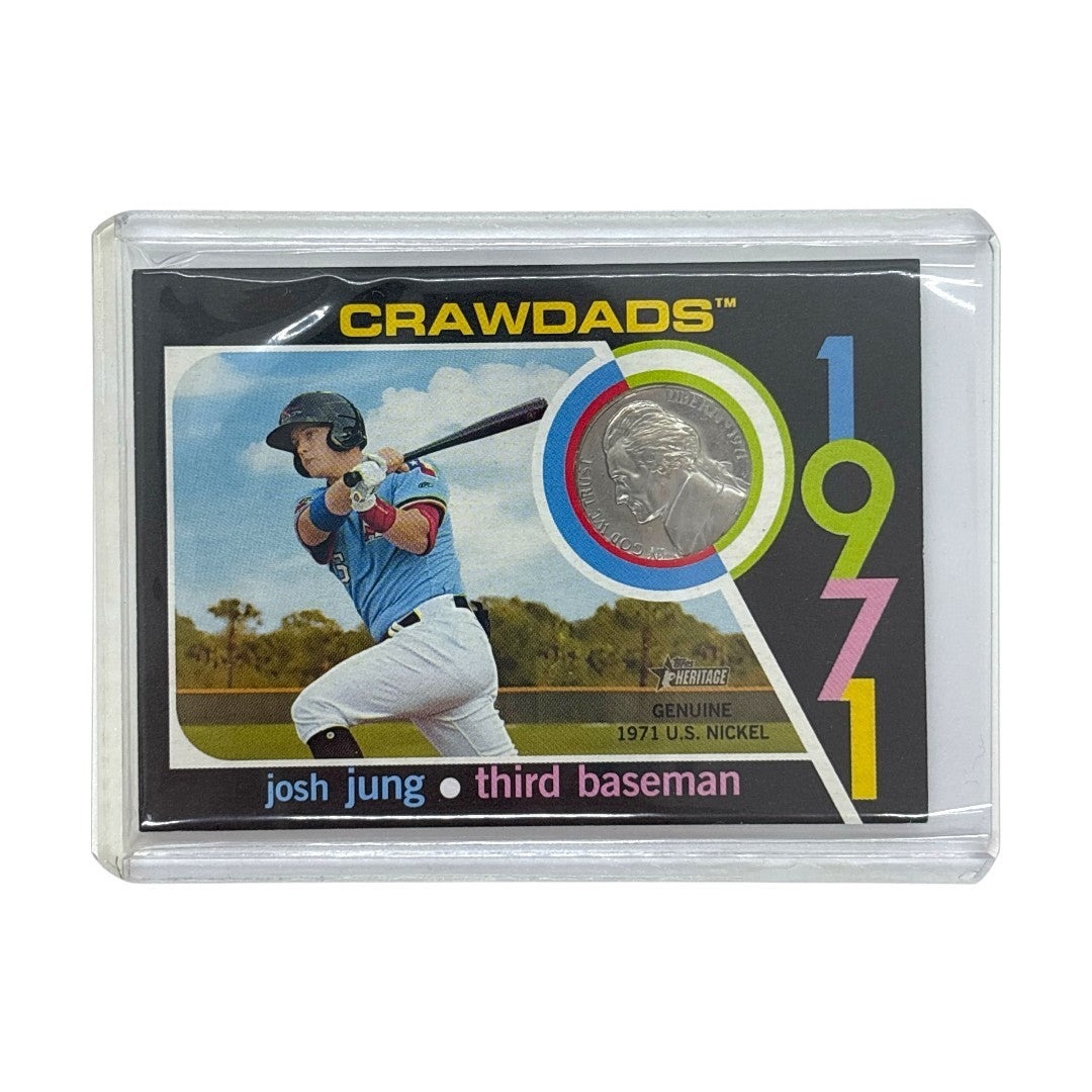 TOPPS MLBカード HERITAGE JOSH JUNG HICKORY CRAWDADS 58/99 #71MR-JJ 中古 IT1
