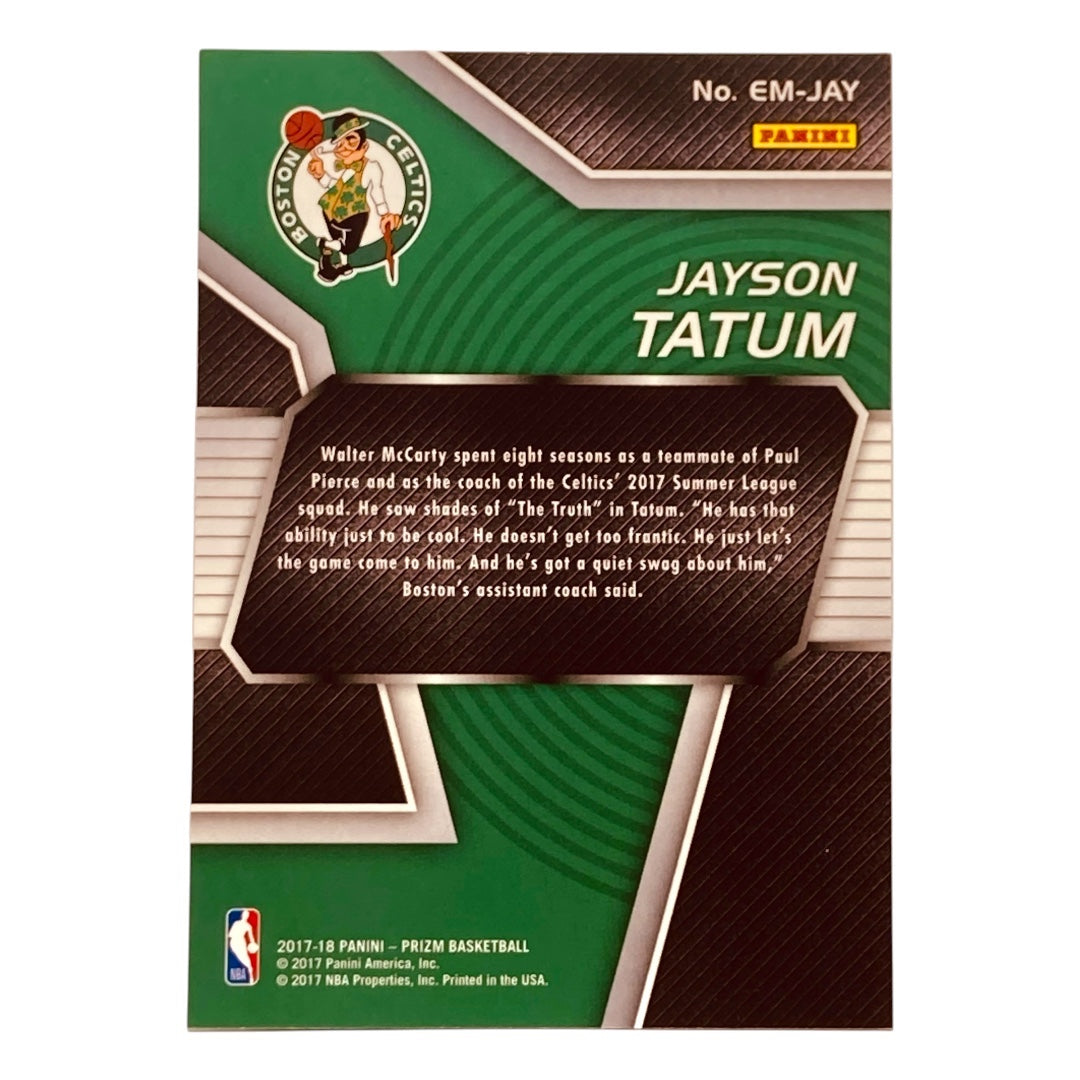 PANINI NBAカード PRIZM JAYSON TATUM CELTICS #EM-JAY 中古 IT2