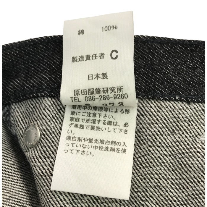TUKI ツキ Type3 デニムパンツ ユニセックス コットン ジーンズ ワイド フラップ マリンパンツ ブラックデニム 0サイズ TU-0032 中古 T1