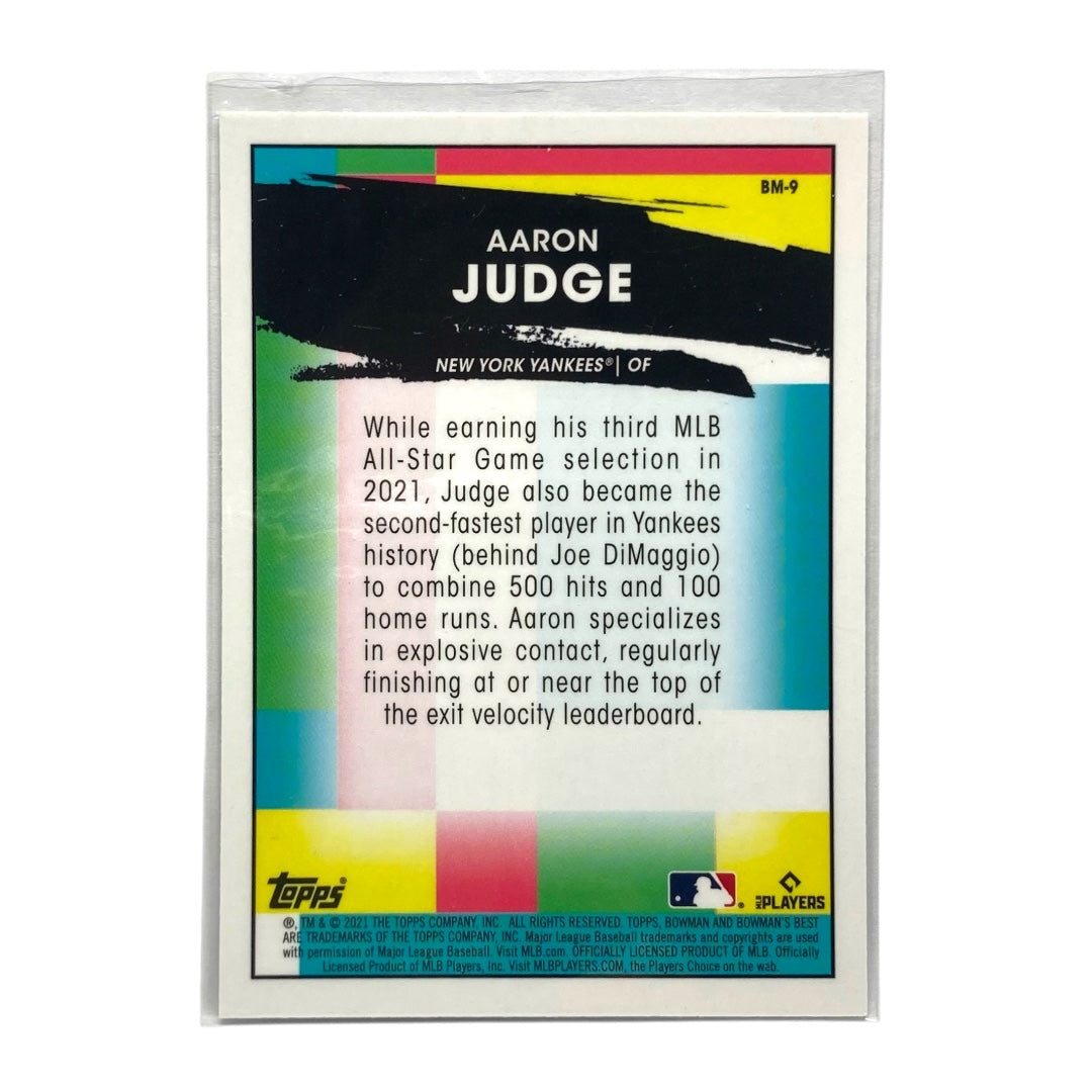 TOPPS MLBカード BOWMAN'S BEST AARON JUDGE YANKEES #BM-9 中古 IT2