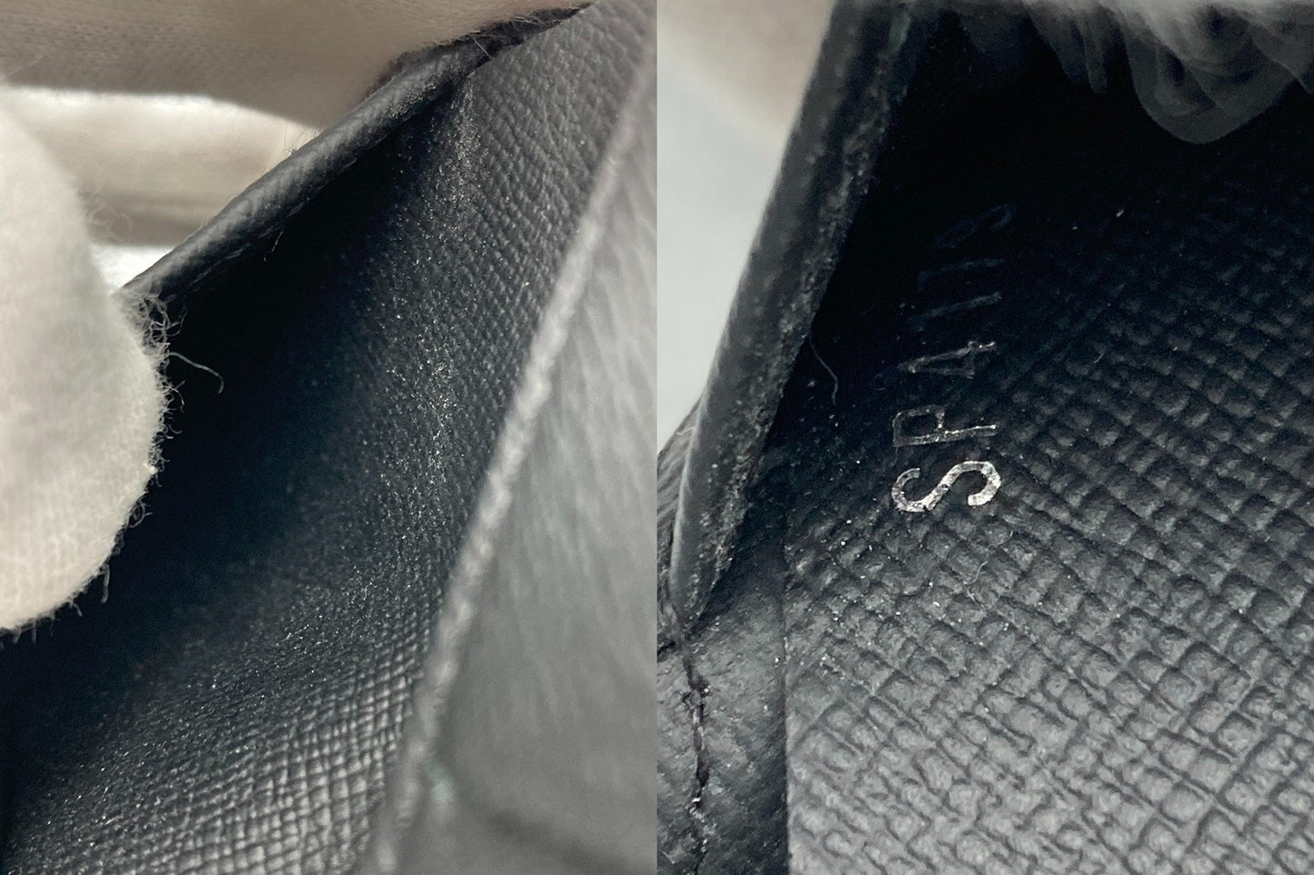 LOUIS VUITTON ルイヴィトン モノグラム・エクリプス ポルトフォイユ ミュルティプル M61695 イニシャル入り メンズ 中古 D4