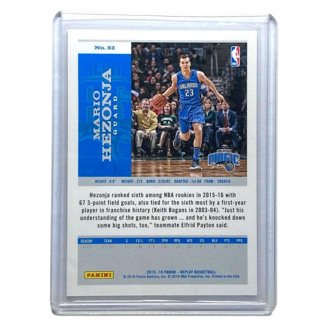 PANINI NBAカード REPLAY MARIO HEZONJA MAGIC 05/10 #82 中古 IT2