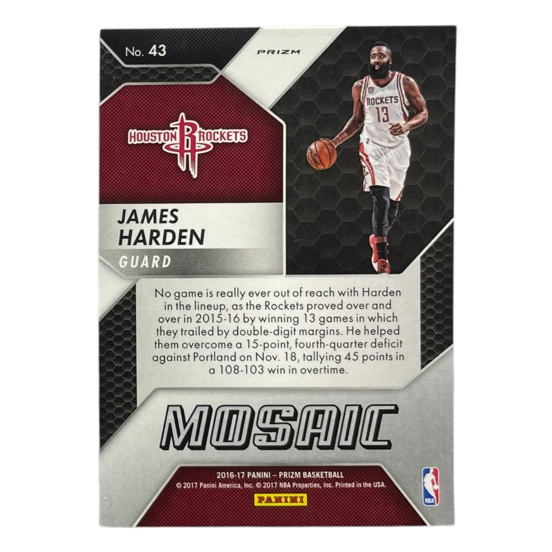 PANINI NBAカード PRIZM JAMES HARDEN ROCKETS #43 中古 IT2