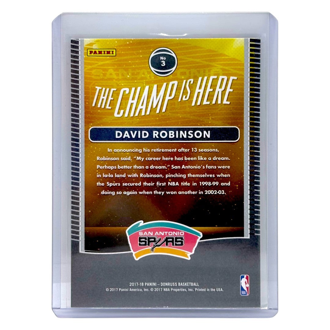 PANINI NBAカード DONRUSS PRESS PROOF DAVID ROBINSON SAN ANTONIO SPURS #3 中古 IT1