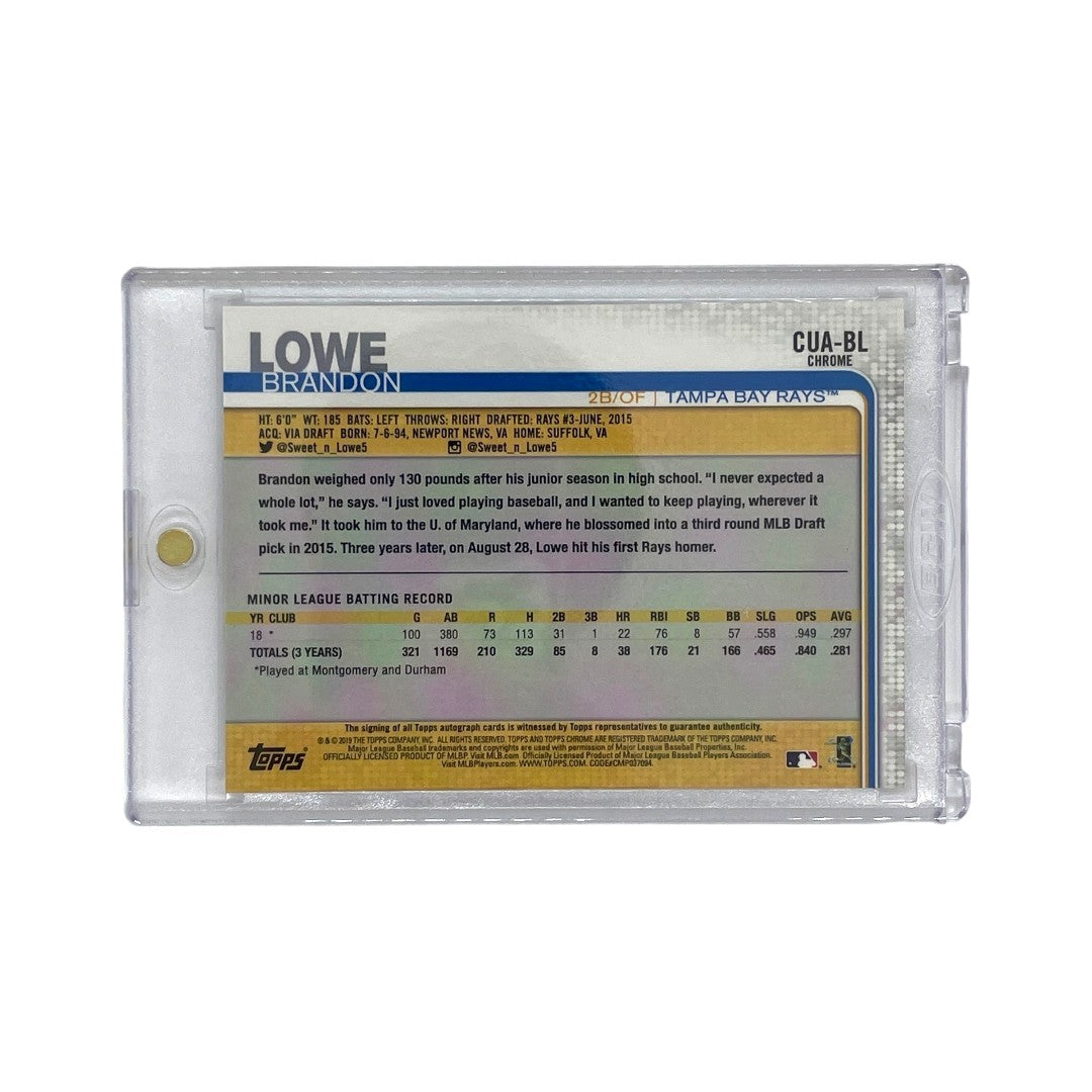 TOPPS CHROME MLBカード UPDATE BRANDON LOWE #CUA-BL 中古 IT1