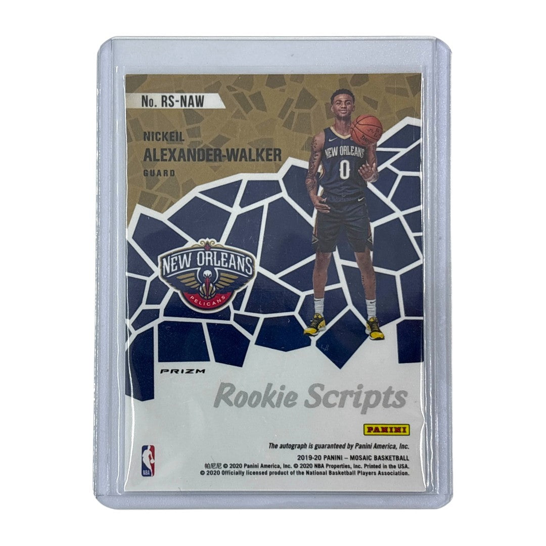 PANINI NBAカード MOSAIC PRIZM NICKEIL ALEXANDER-WALKER NEW ORLEANS PELICANS #RS-NAW 中古 IT1