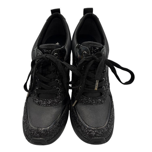 +diana +ダイアナ スニーカー 24.5cm IF 49544 靴 シューズ 厚底 レディース ラメ 中古 W4