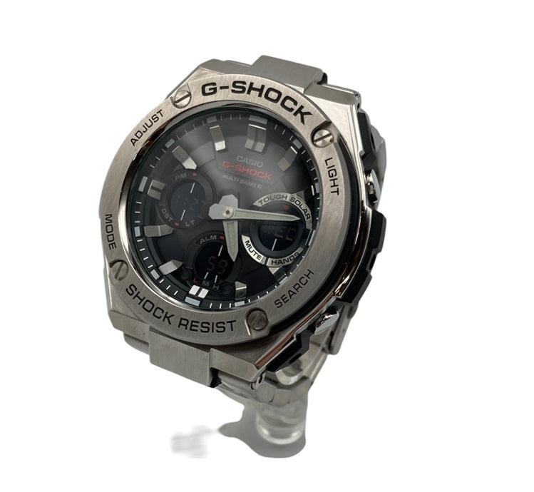 CASIO カシオ ジーショック Gスチール タフソーラー 腕時計 GST-W110D-1AJF 中古 D4
