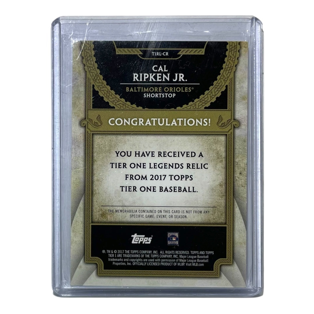 TOPPS MLBカード TIER 1 CAL RIPKEN JR. BALTIMORE ORIOLES /200 #T1RL-CR 中古 IT2