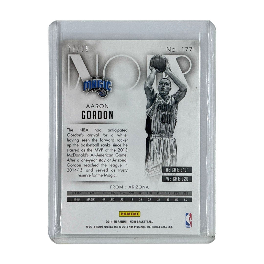 PANINI NBAカード NOIR AARON GORDON MAGIC 77/99 #177 中古 IT1