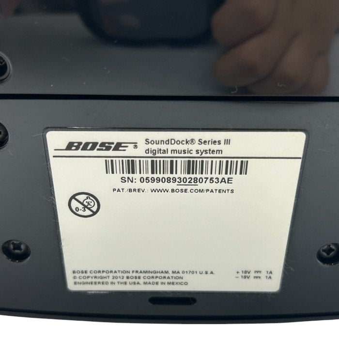 BOSE SOUNDDOCK SERIES 3 ボーズ サウンドドックシリーズ3 スピーカー iPhone スマホ 有線 オーディオ 中古 W4