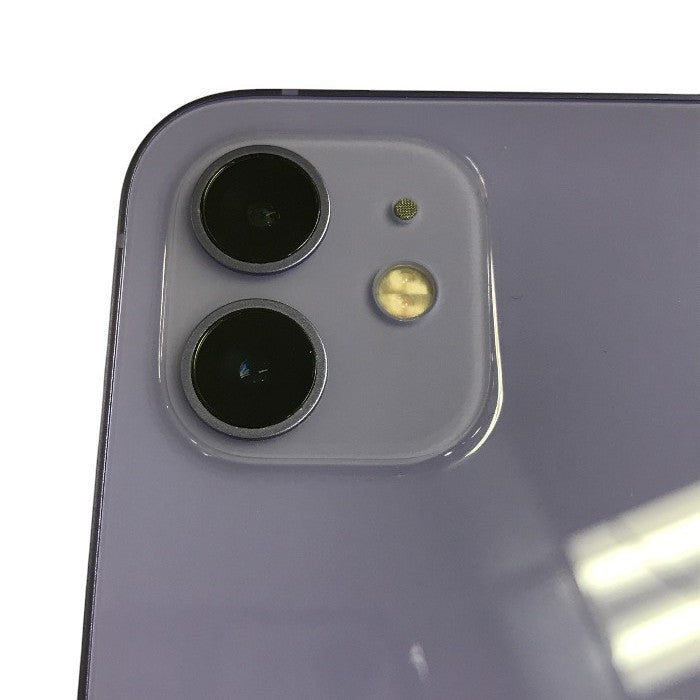 Apple iPhone 12 128GB スマートフォン 5G SIMフリー デュアルカメラ パープル MJNJ3J/A 中古 T1