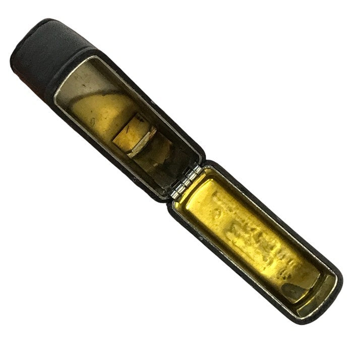 ZIPPO ジッポー 革巻き オイルライター レザー ブラック ロゴ シンプル コレクション 中古 T1