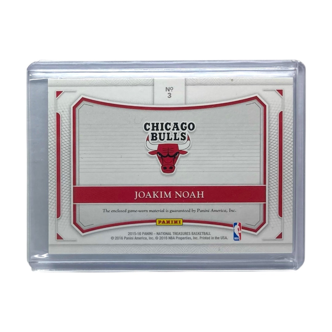 PANINI NBAカード NATIONAL TREASURES JOAKIM NOAH CHICAGO BULLS /99 #3 中古 IT2