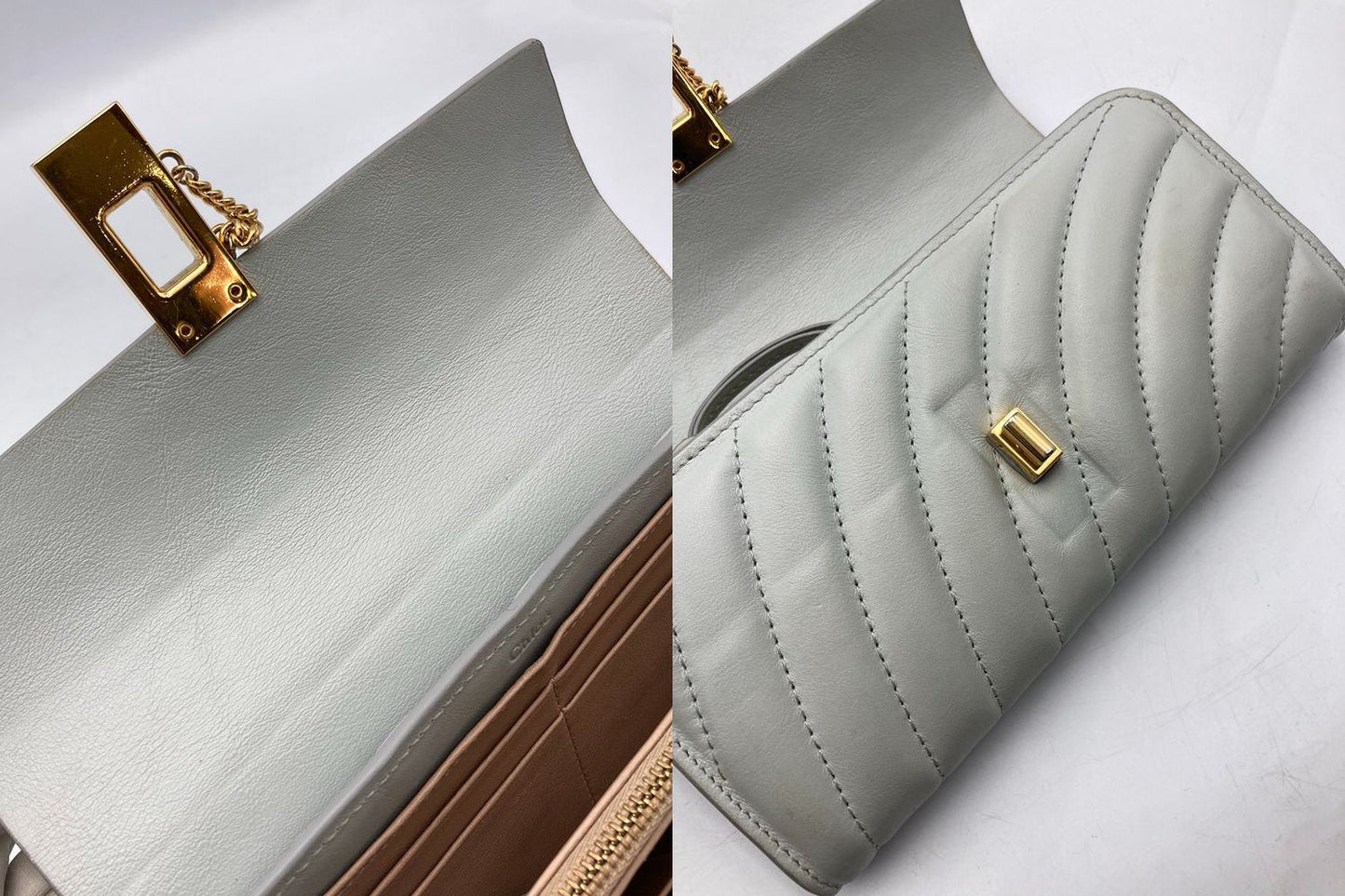 Chloe DREW クロエ ドリュー ターンロック 長財布 中古 D4
