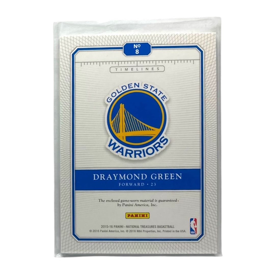 PANINI NBAカード NATIONAL TREASURES DRAYMOND GREEN WARRIORS /75 #8 中古 IT2