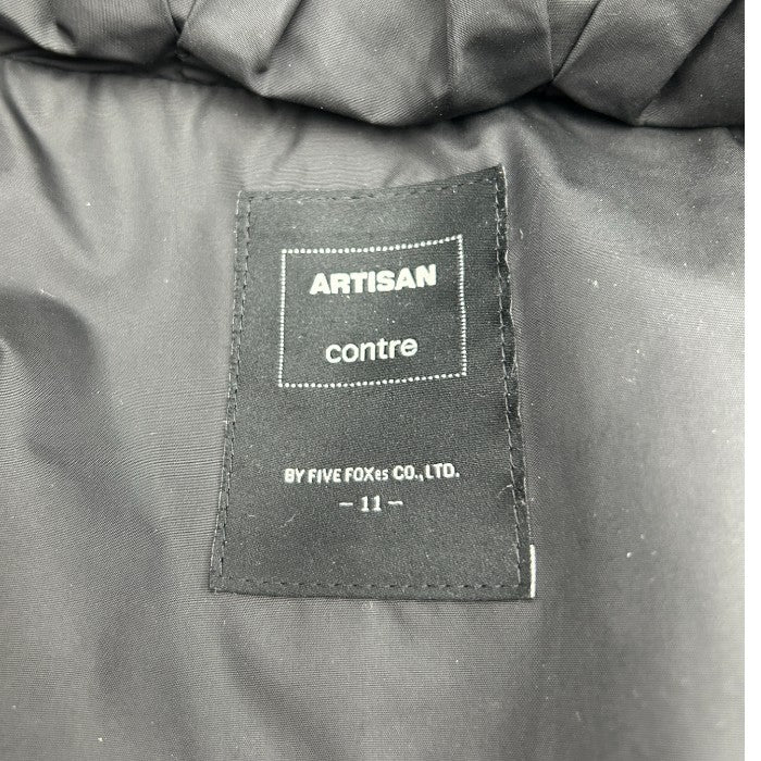 ARTISAN アルチザン ダウンコート 61-03UM01 11 レディース アウター 冬 ブラック 中古 W4