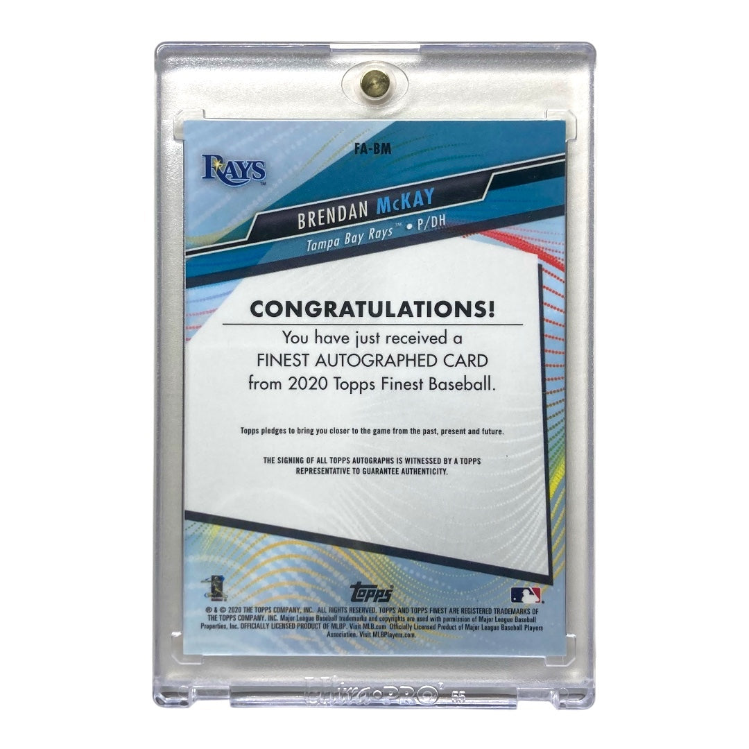 TOPPS MLBカード FINEST BRENDAN MCKAY RAYS 14/99 #FA-BM 中古 IT2