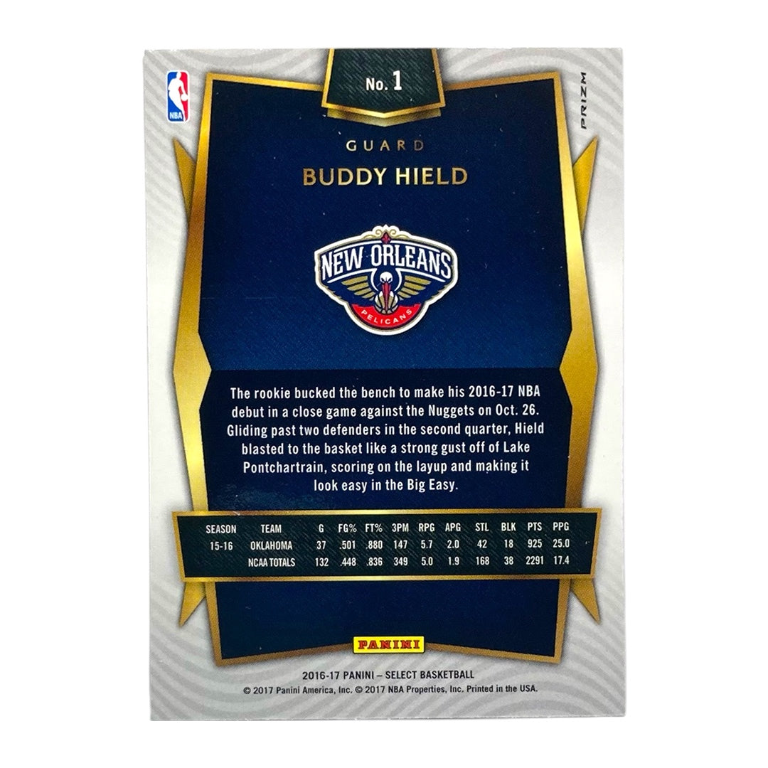 PANINI NBAカード SELECT PRIZM BUDDY HIELD NEW ORLEANS PELICANS #1 中古 IT2