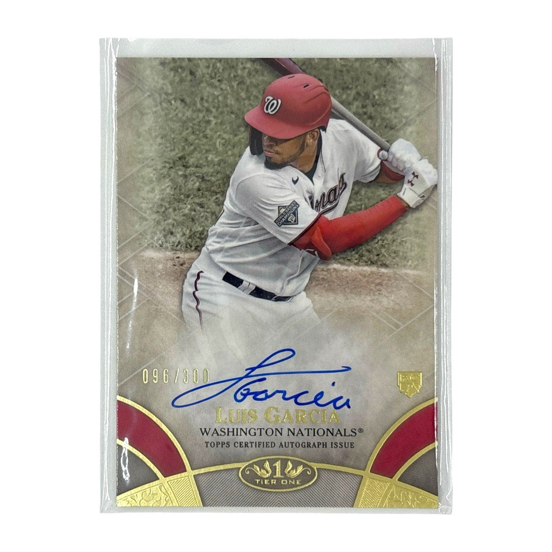 TOPPS MLBカード TIER ONE LUIS GARCIA WASHINGTON NATIONALS 096/300 #BOA-LGA 中古 IT1