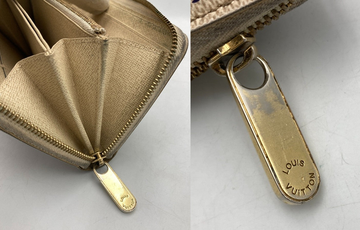 LOUIS VUITTON ルイヴィトン ジッピーウォレット ダミエアズール N41660 中古 D4