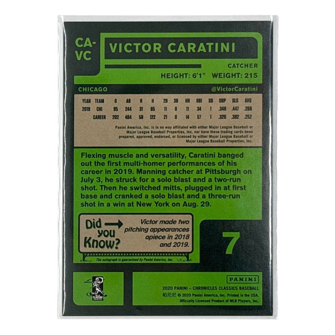 PANINI MLBカード CHRONICLES CLASSICS VICTOR CARATINI CHICAGO CUBS /50 #CA-VC 中古 IT1