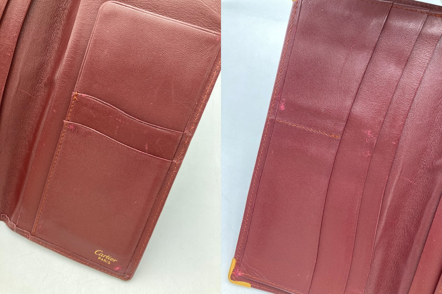 Cartier カルティエ マストライン 2つ折り 長札入れ 中古 D4