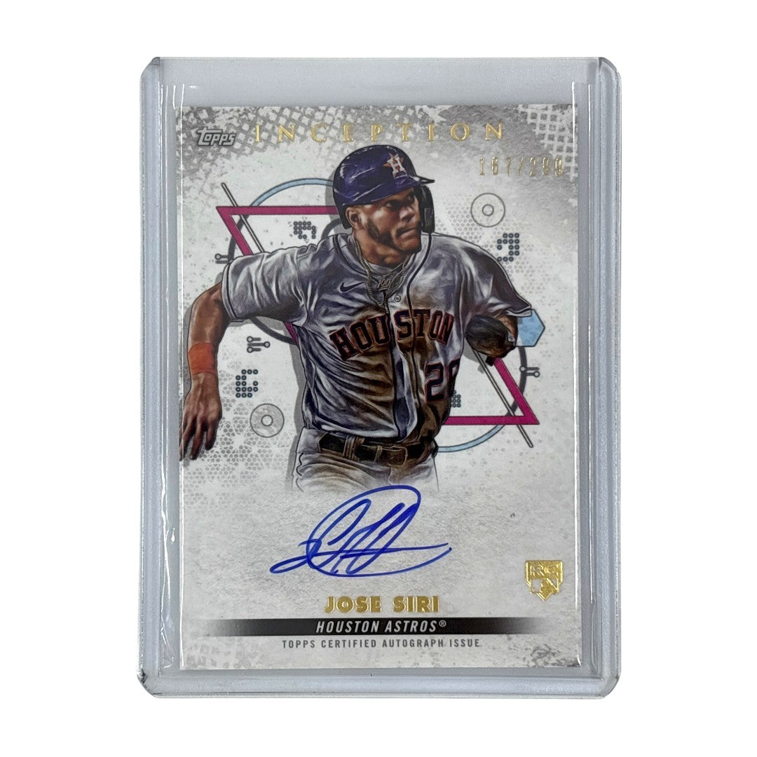 TOPPS MLBカード INCEPTION JOSE SIRI HOUSTON ASTROS 167/299 #BRES-JSI 中古 IT1