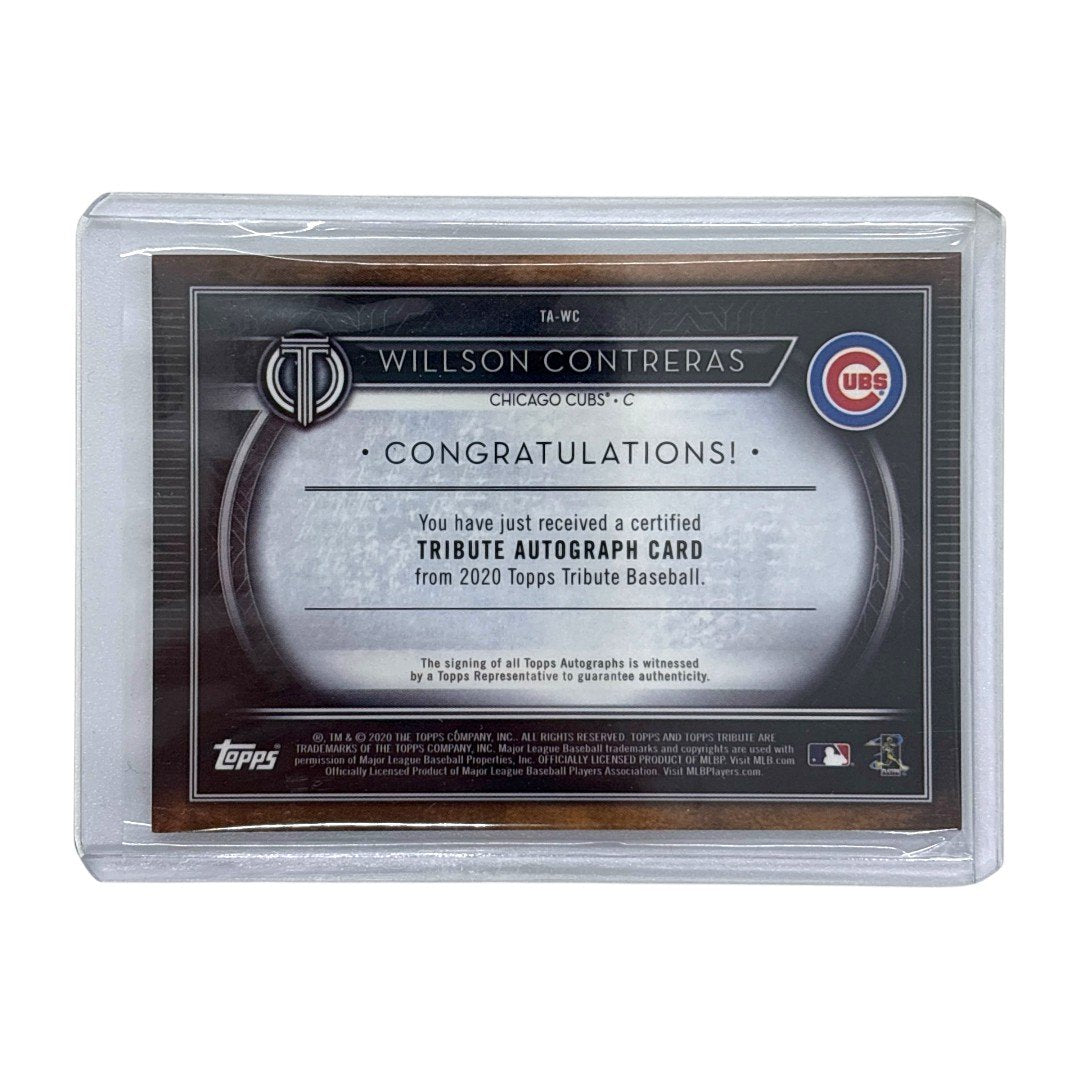 TOPPS MLBカード TRIBUTE WILLSON CONTRERAS CHICAGO CUBS 143/199 #TA-WC 中古 IT1