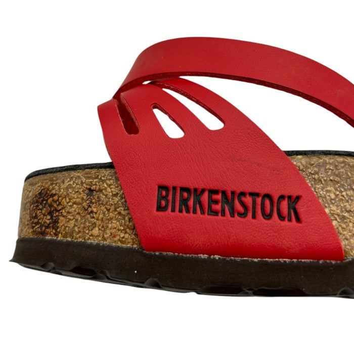 BIRKENSTOCK ビルケンシュトック サンダル レッド 35 22.5cm 靴 シューズ 夏 レディース ストラップ 中古 W4