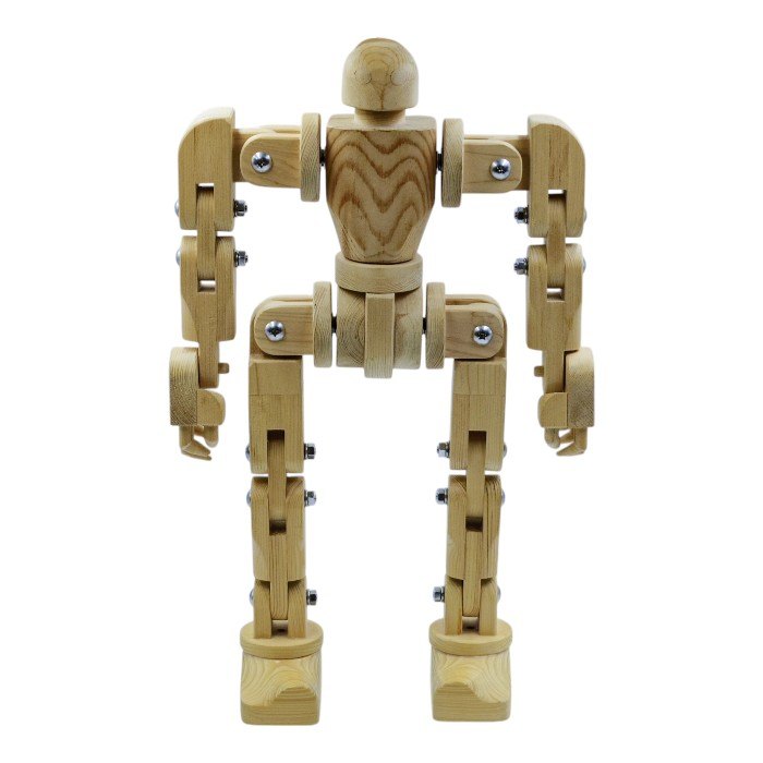 手作り 天然木 ロボット 中古 a1