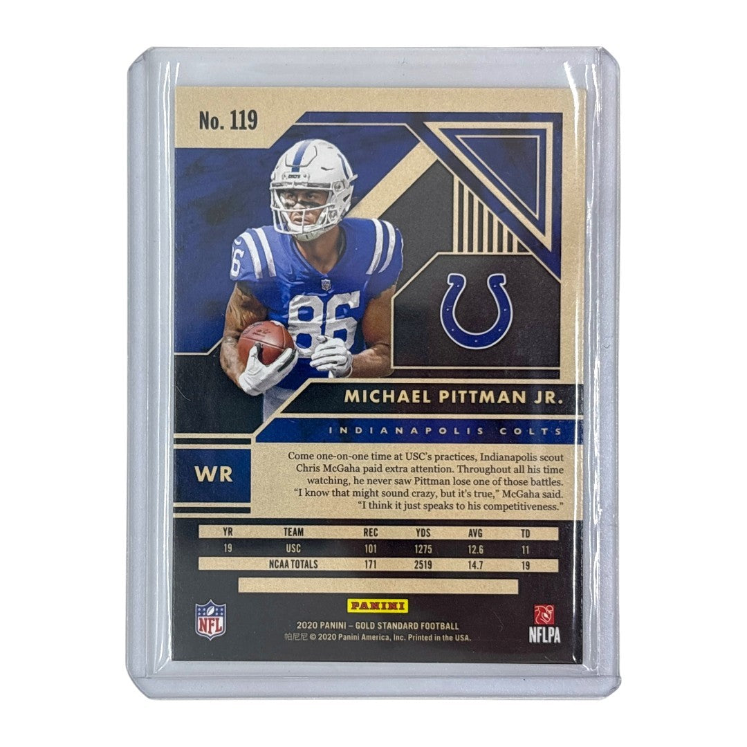PANINI NFLカード GOLD STANDARD MICHAEL PITTMAN JR. INDIANAPOLIS COLTS 5/5 #119 中古 IT1