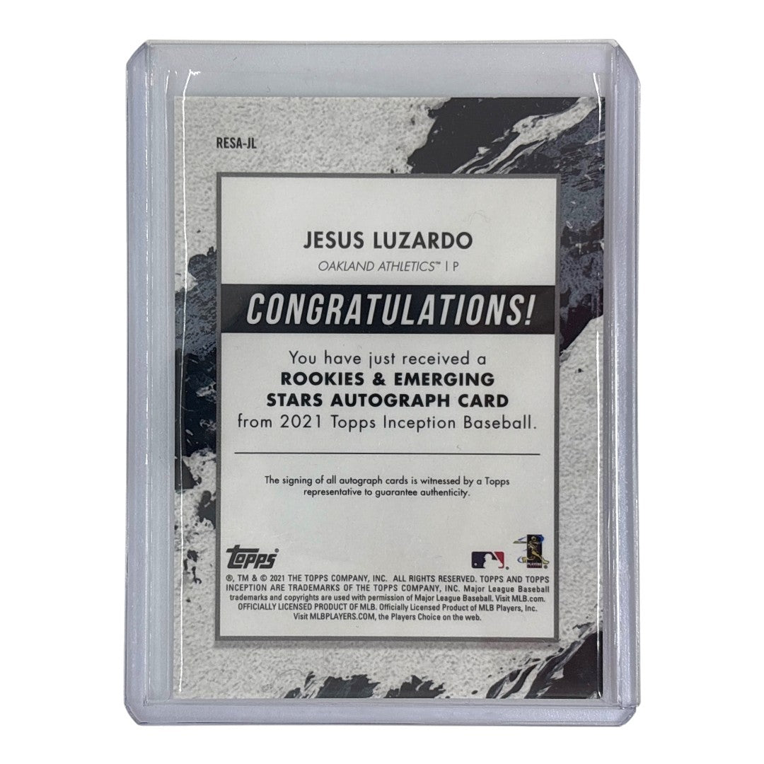 TOPPS MLBカード INCEPTION JESUS LUZARDO OAKLAND ATHLETICS 018/125 #RESA-JL 中古 IT1