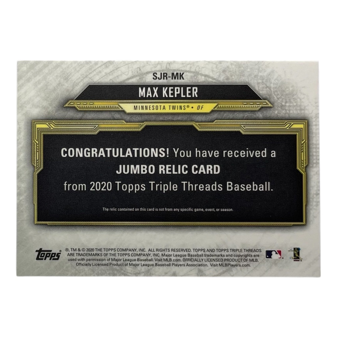 TOPPS MLBカード TRIPLE THREADS MAX KEPLER MINNESOTA TWINS /27 #SJR-MK 中古 IT2