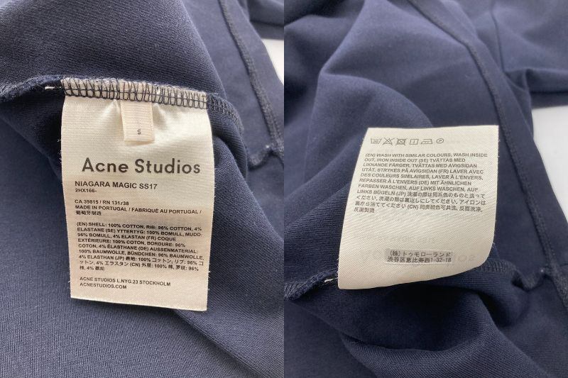 Acne Studios アクネ ストゥディオズ NIAGARA MAGIC SS17 マジックキノコ バックプリント Tシャツ サイズS 中古 D4