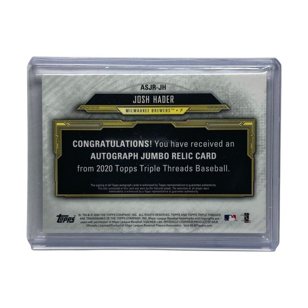 TOPPS MLBカード TRIPLE THREADS JOSH HADER BREWERS 26/50 #ASJR-JH 中古 IT2